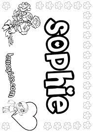 Maybe you would like to learn more about one of these? Sophie Name Coloring Pages Coloring Pages To Print Coloring Pages