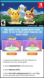 Go to the second floor, and into the first room on the left. Pokemon Pass Shiny Eevee Generation 7 Switch Project Pokemon Forums