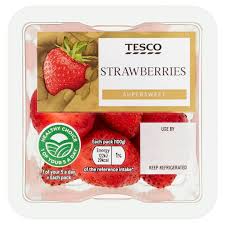 53.1 (222 kj) click to see full answer. Tesco Strawberries 100g Tesco Groceries