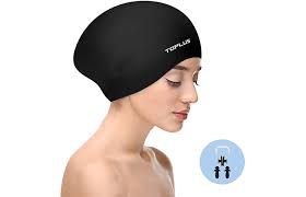 Womens silicone swim cap for long hair,3d ergonomic design silicone swimming caps for women kids men adults boys girls with ear plug and nose clip (black) buy now. 13 Best Swim Caps For Long Hair