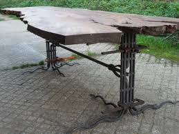 London Plane Table Legs In Progress Handmade Ironwork By Tom Fell Blacksmith Wrought Iron Design Iron Furniture Metal Table Legs