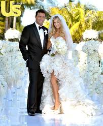 Real Housewives Weddings Wedding Dresses High Low Short Wedding Dress Bridal Dresses