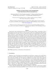 Read now environmental law in malaysia premium ebooks online ebooks. Pdf Influence Of Legal Literacy And Communication In The Enforcement Of Environmental Laws