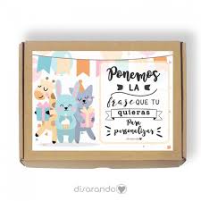 Caja Personalizada Con Mensaje Caja Regalo Con Nombre O Mensaje