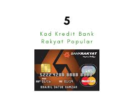 Kad kredit terbaik untuk menambah gaya hidup ada. 5 Kad Kredit Bank Rakyat Popular 2021