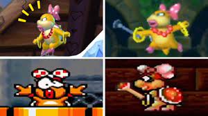 Evolution of - Wendy O. Koopa in Super Mario Bros. Games - YouTube
