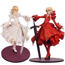 He appears familiar with fuyuki city and has an overt but unrequited love for saber. Fate Stay Night Characters Red Black Wedding Dresses Saber Figure Model Fate Apocrypha Figurine T30 Action Figures Aliexpress