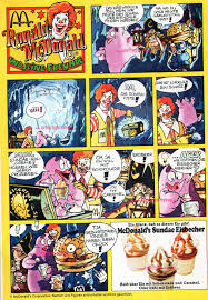 After they get their camp site set up it suddenly starts raining so they run for shelter and find an errie l. Ronald Mcdonald Mcdonalds 1980 Ronald Mcdonald Maskottchen Der Pate