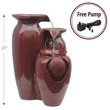 Up to 70% off · shop our huge selection · top brands & styles Peaktop Outdoor Water 3 Jar Floor Fountain Walmart Com Walmart Com