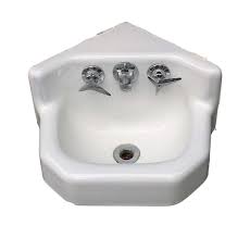 antique petite kohler wall mount corner