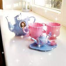 Tea Set From 2004 Fantasy Tales Tea Party Princess And The Pauper Erika Barbie Princess Tea Party Princess And The Pauper Tea Set