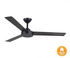 Roto 3 Blade Fan Only In Matt Black Ceiling Fan With Light Ceiling Fan Black Ceiling