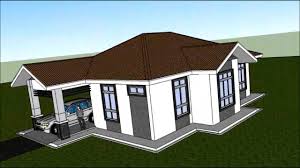 Plan rumah banglo 2 tingkat 5 bilik. Pelan Rumah C1 03 Pelan Rumah Banglo Setingkat 3 Bilik 2 Bilik Air By Rekabentuk Rumah