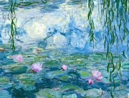 Kunstdruck Detail Of Waterlilies 1916 19 Von Claude Monet Auf Feinleinen Claude Monet Monet Seerosen Und Kunstdruck