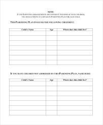 These free business plan templates will help you create a roadmap to growth and success. Free 6 Parenting Plan Examples Samples In Pdf Examples