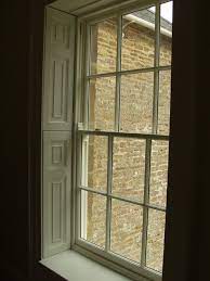 Faux wood shutters resist fading, warping, yellowing, scratching, denting, moisture damage and staining. Traditional Window And Trim Britannia Joinery Traditional Interior Shutters Interior Window Shutters Window Shutters
