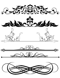 Design Clipart Mix Frames Scroll Divider Digital Download Clip Art Design Elements Transparent Ba Clip Art Altered Art Projects Design Elements