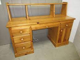 We did not find results for: Albrecht Auctions Knotty Pine Desk With Lamp Attached Has Five Drawers And Side Cabinet Door