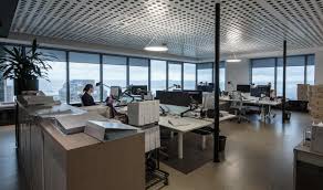 The Large Perforation In Sas310 Creates A Visually Engaging Metal Pan Ceiling Which Offers Subtle System Integration For Sprinkl Led Fixtures Home Architecture
