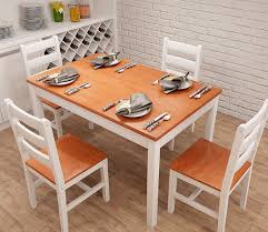 Shop for table and chair sets at rotmans. Solid Wood Dining Table Chair Set Stol Obedennyj Combination Dining Table Chair Set 1 Piece Dining Table 4 Pieces Chairs Set Dining Tables Aliexpress