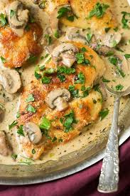 Skillet Chicken With Creamy Mushroom Sauce Cooking Classy