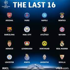 The 1964 european nations' cup round of 16 was the second round of the qualifying competition for the 1964 european nations' cup. Uefa Champions League Round Of 16 Draw Liveonscore Com