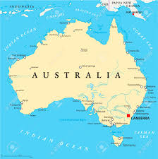 Le nostre scuole in australia offrono una serie di corsi pensati per tutti gli studenti. Vettoriale Australia Mappa Politico Con Capitale Canberra I Confini Nazionali Importanti Citta Fiumi E Laghi Etichettatura Inglese E Il Ridimensionamento Illustrazione Image 39056588