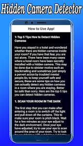 Therefore, this guide on the 10 best android hidden spy apps is going to be exactly what you need. Download Hidden Camera Finder Spy Camera Detector 2020 Free For Android Hidden Camera Finder Spy Camera Detector 2020 Apk Download Steprimo Com