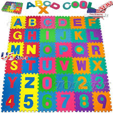 36pcs Baby Kids Room Alphabet Number Foam Crawl Playing Floor Mat Jigsaw Puzzle Kids Playmat Kid Floor Mats Playmat