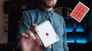 Flick your thumb off the card as it moves. Make Any Card Fly Out Of A Deck Magic Tutorial Youtube