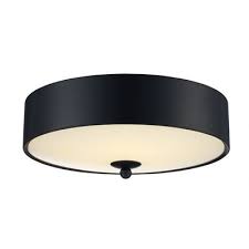 Lucid Lighting 12 In W Black Integrated Flush Mount Light Lowe S Canada Flush Mount Lighting Flush Mount Ceiling Lights Light Fixtures Flush Mount