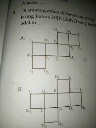 Panjang diagonal ruang balok tersebut adalah …. Contoh Latihan Soal Soal Matematika Kelas 5 Tentang Jaring Jaring Balok Dan Kubus