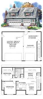 Official house plan & blueprint site of builder magazine. Narrow Lot Style 3 Car Garage Apartment Plan Number 58557 With 2 Bed 1 Bath Garage Apartment Plan Garage Plan Carriage House Plans