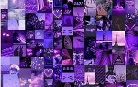 Blue liquid marble hd marble wallpaper wallpaper. Wall Collage Kit Aesthetic Purple Set Of 60 Etsy Purple Wall Art Purple Aesthetic Dark Purple Aesthetic
