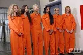 the top 10 moments from america s next top model cycle 19 episode 8 handcuffs cussing in 2021 prison outfit prison jumpsuit america s next top model