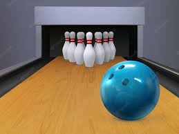 Pista De Madeira De Boliche Realista Com Bola Rolante E Pinos De Bowling Pista De Competicao De Jogo De Tigela Esportiva Clube De Boliche Jogando Fundo Vetorial Equipamento Para Atividade Profissional Ou