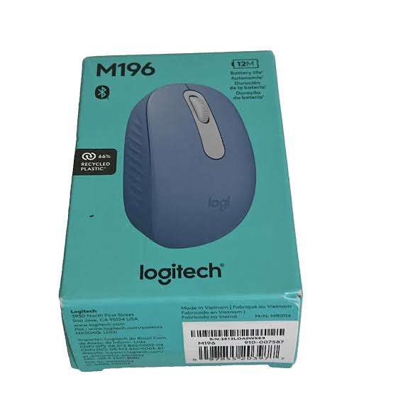 Logitech M196 Bluetooth Mouse - Blue NEW OPEN !!! | eBay
