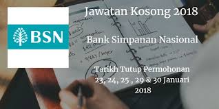 Seksyen sumber manusia majlis bandaraya shah alam tingkat 26, wisma mbsa, peti surat 7200 40706 shah alam selangor. Bank Simpanan Nasional Jawatan Kosong Bsn 23 24 25 29 30 Januari 2018 Periklanan Banks Januari