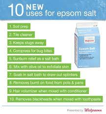 Walgreens Epsom Salt Cleaning Hacks Cleaning Epsom Salt