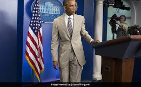 Since then, the tan suit incident evolved into a myth that conservatives had freaked out about the suit. Barack Obama Was Blasted For Wearing Tan Suit Now It S Used To Contrast Him With Donald Trump