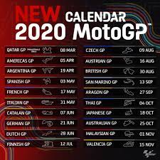Jadwal motogp 2021 terbaru lengkap dengan jam tayang streaming trans7 dan jadwal motogp 2021 hari ini beserta kalender live race motogp 2021 malam ini. Hilang Satu Jadwal Motogp 2020 Jadi 19 Putaran Mulai Bulan Depan Motorplus