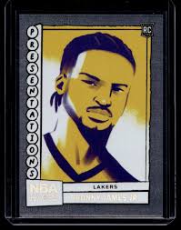 BRONNY JAMES HOOPS ROOKIE CARD