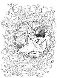 Pages are perforated and printed on one side only for easy removal and display. Art Nouveau Coloring Pages Coloring Home