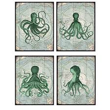 4.8 out of 5 stars 236. Bathroom Decor 2 Octopus Prints Grey And White Nautical Decor Bathroom Wall Decor Octopus Wall Art Octopus Decor Home Decor Bathroom Wall Prints Art Collectibles Vadel Com