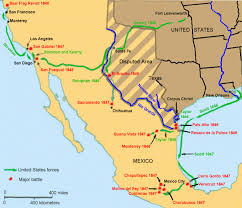 Mexican American War Chronology Of Events Mexican American War American War History Class