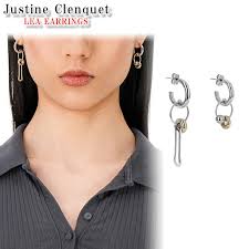 楽天市場】ジュスティーヌクランケ Justine Clenquet デボン スモール ピアス Devon small earrings シルバー  ゴールド レディース メンズ ユニセックス パラジウム[アクセサリー] ユ00582 : WILLS