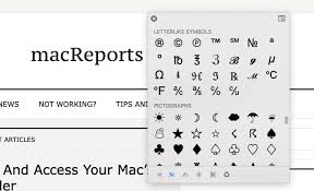 This allows you to type dozens of symbols, mostly used in mathematics or currency. How To Type Symbols On Your Mac Macreports