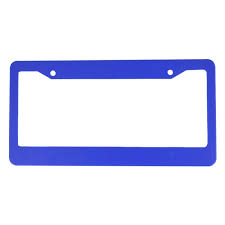 Gold template blank license plate. Plastic License Plate Frame Blank