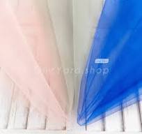 Starched Tulle Slightly Stretch Stiff Pulp Mesh Fabric
