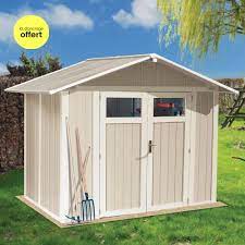 abri de jardin resine grosfillex 4 m ep 26 mm utility avis et prix gammvert abri de jardin abri de jardin pvc abri jardin resine